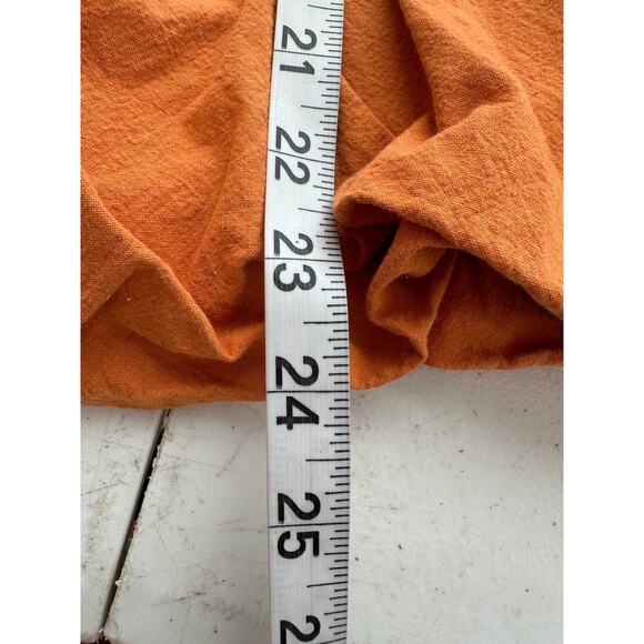 G Designs Natural Fashions Womens Boho Studded Jacket Size 1X Ruffle Orange Fall - Picture 11 of 14